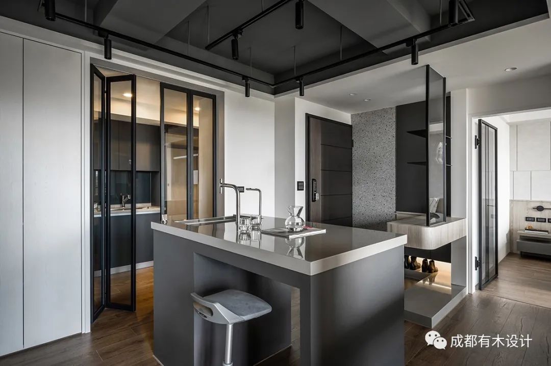 窗光下的回字动线质感宅丨六木-23