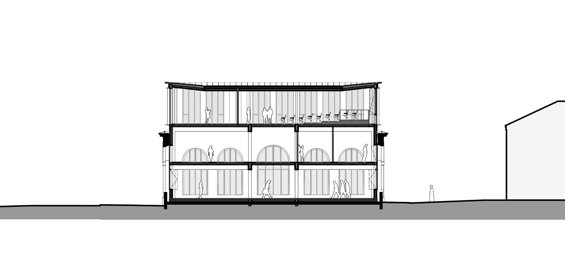 圣艾蒂安大学建筑改造项目（Les Forges）丨法国丨K Architectures-44