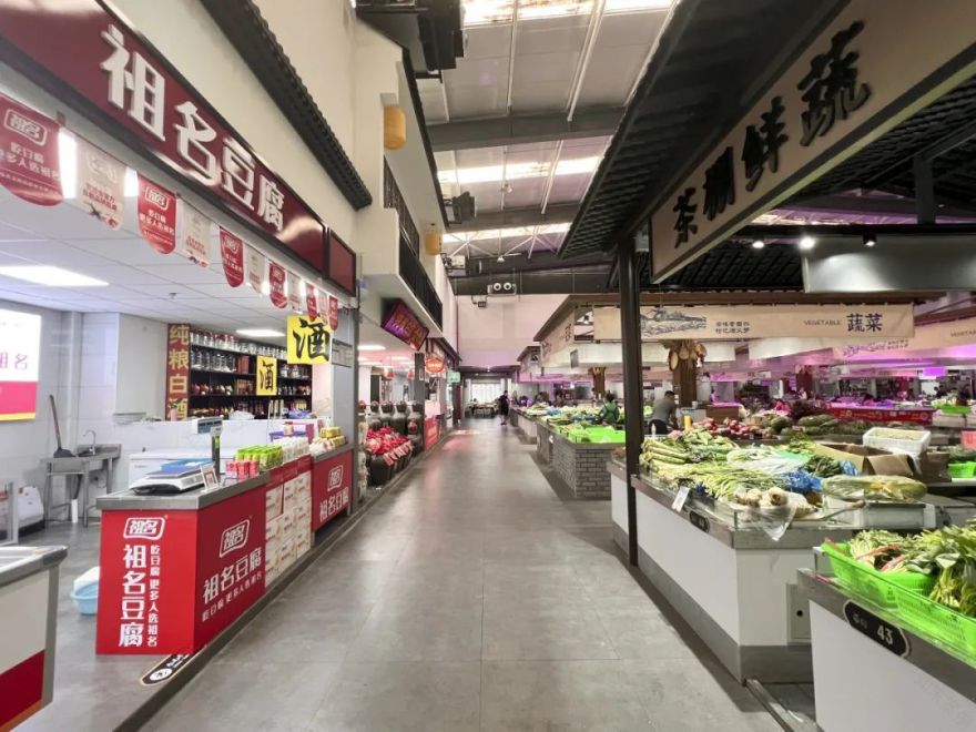 农贸市场设计案例|老旧钢棚市场的蝶变重生,杭州西兴市集解锁国风古韵之美-145