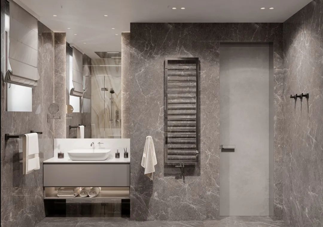 高级灰金属风格住宅丨俄罗斯丨俄罗斯圣彼得堡设计师 Gavriil Verbitsky-55