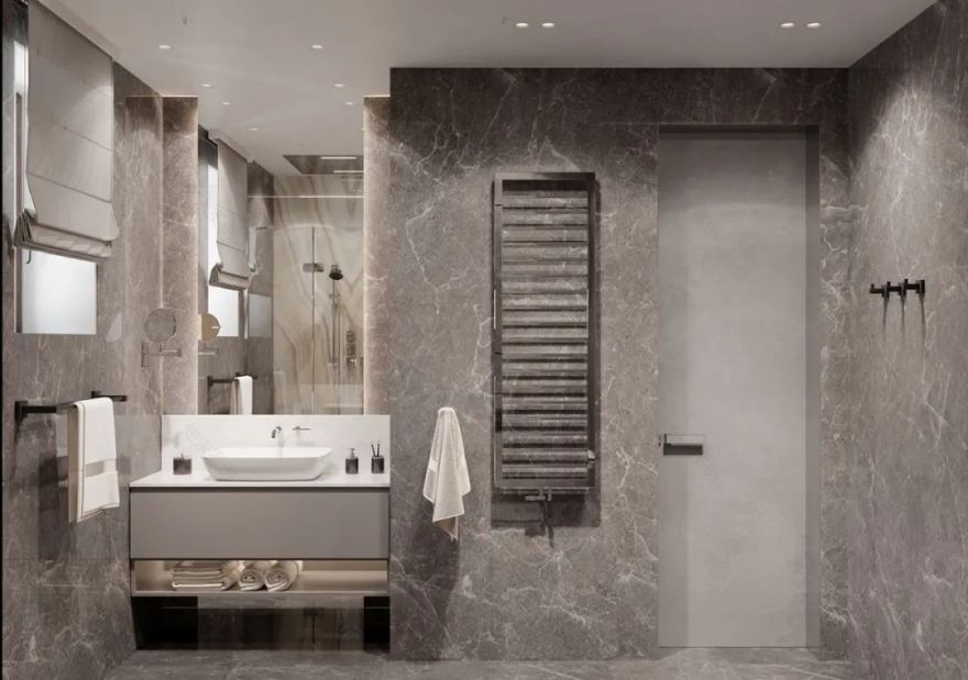 高级灰金属风格住宅丨俄罗斯丨俄罗斯圣彼得堡设计师 Gavriil Verbitsky-55