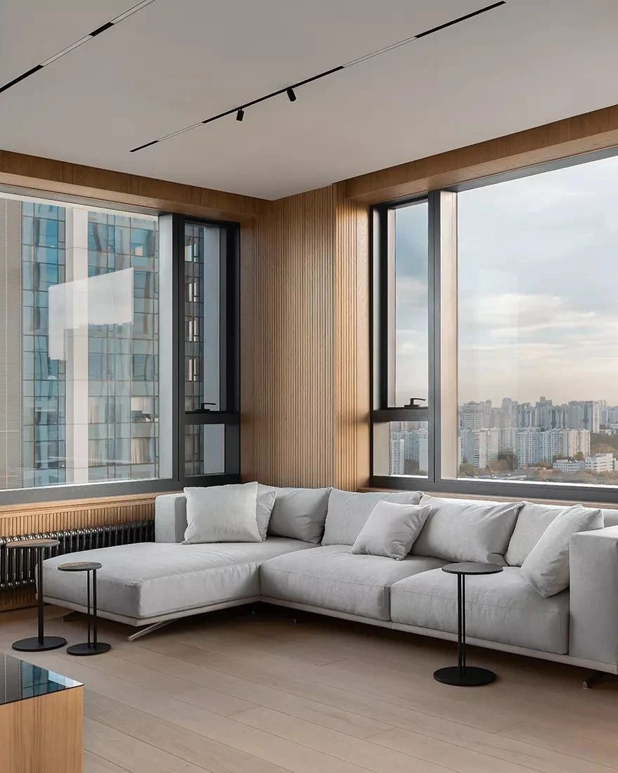 新婚夫妇的 105㎡简约空间设计丨Elena Lyakina-6