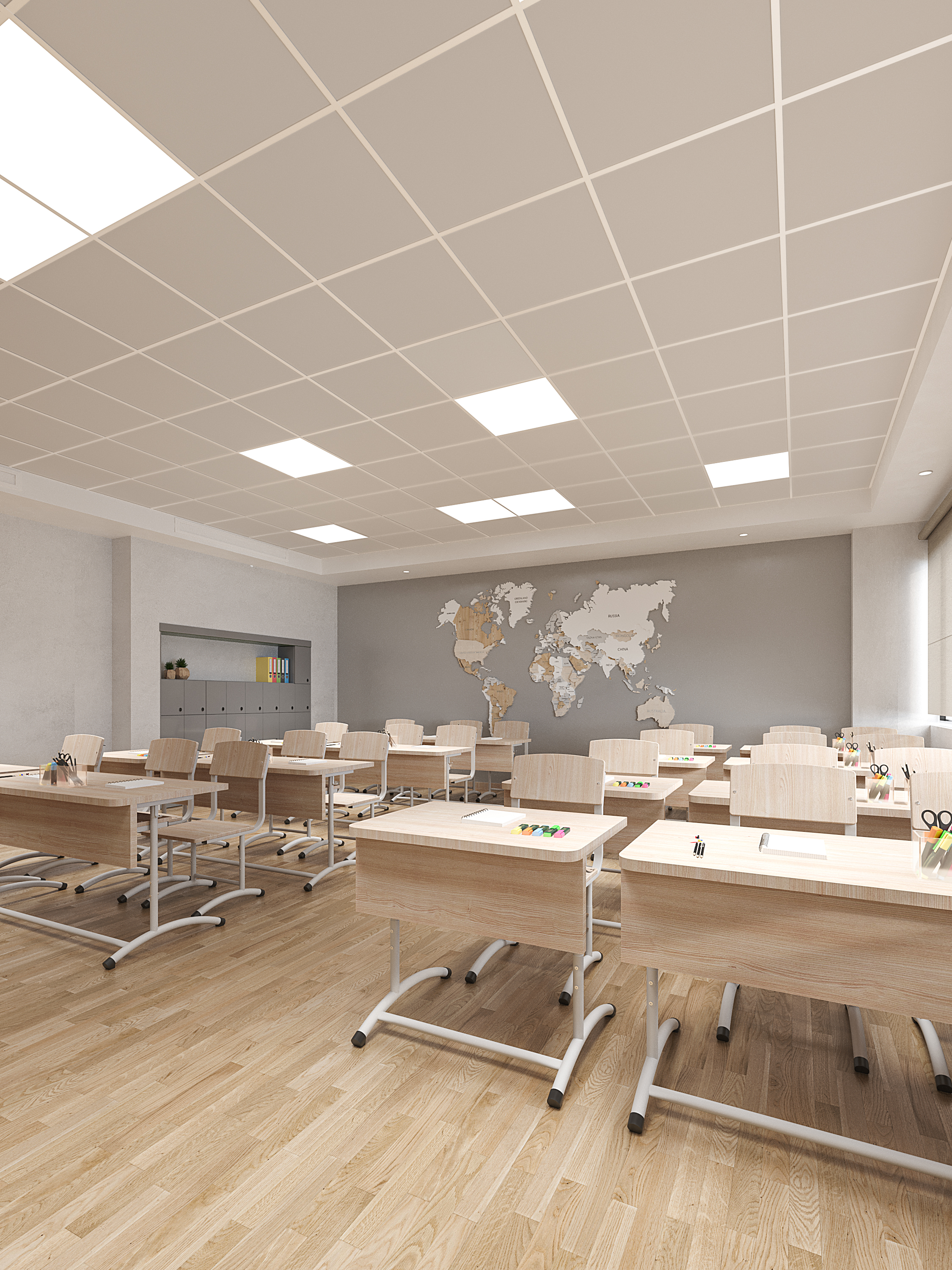 现代小学 学校室内设计丨沙特阿拉伯-48