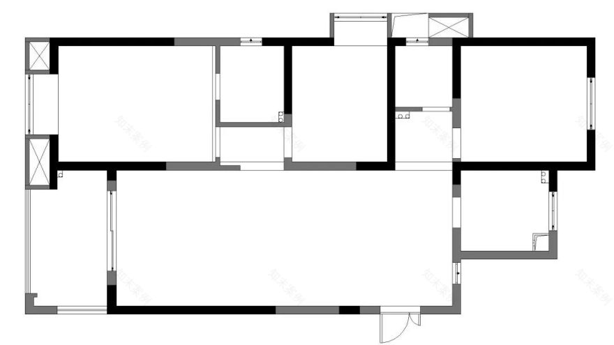 黑白基调,打造隔绝纷扰的年轻夫妻新居-2