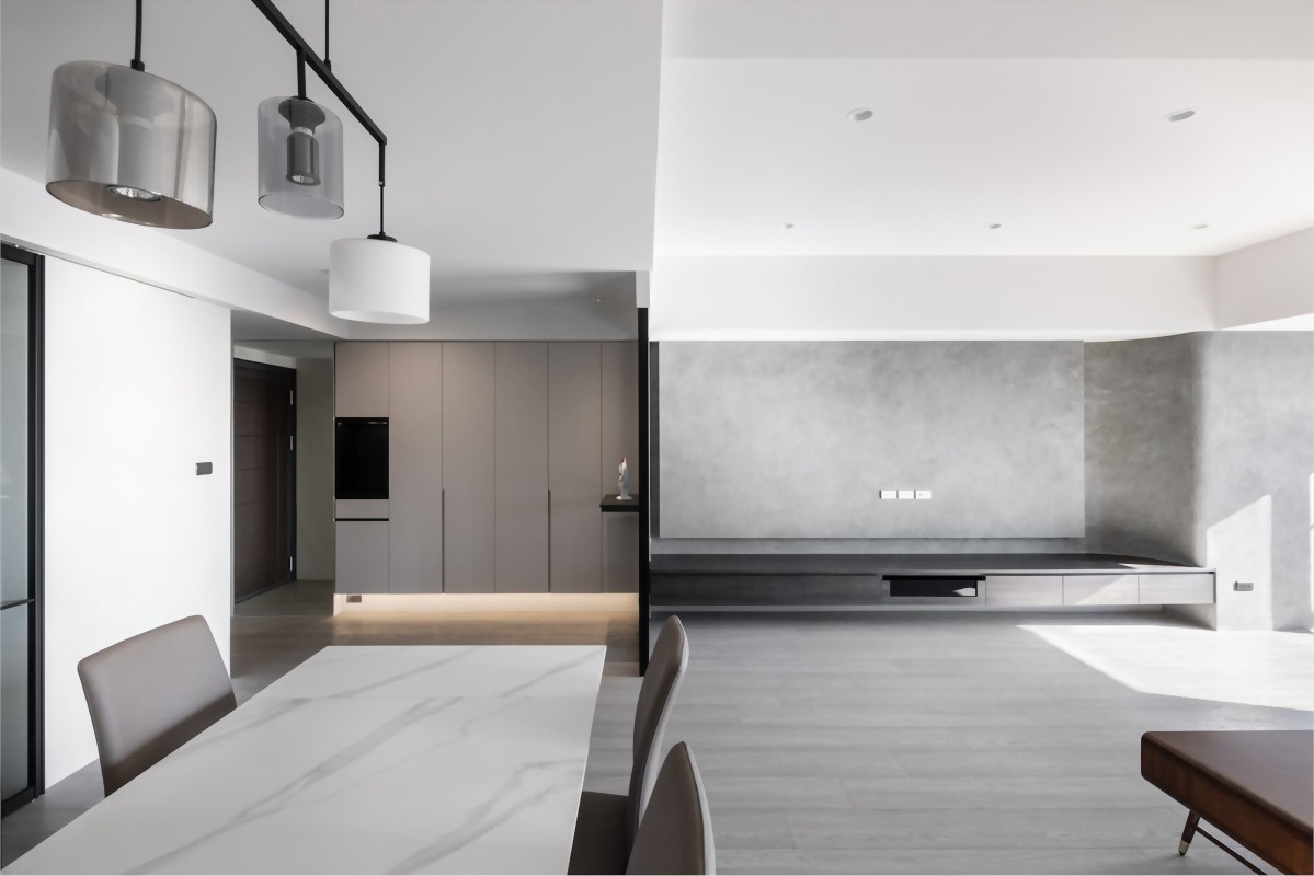 25年民權路大樓老屋翻新  現代簡約式治癒淺灰宅丨藝瓦高雄室內空間設計-15