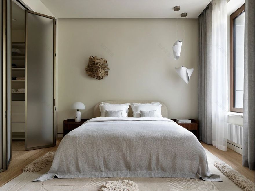 平静雅致的室内设计丨Elena Frantova-8