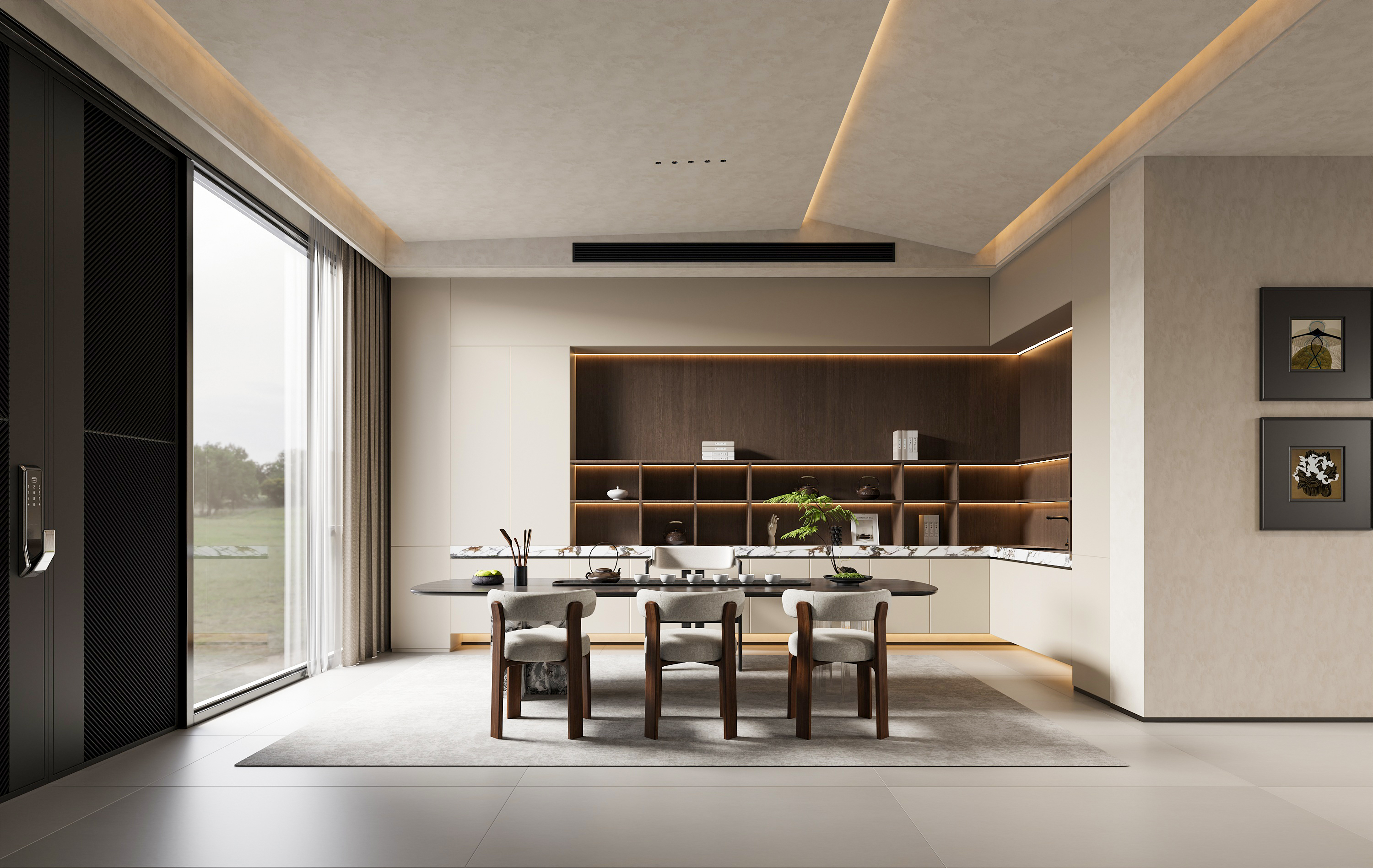 意式轻奢|从不在堆砌符号  用材质的碰撞 光影的层次-11