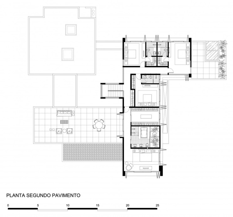 巴西别墅 Valley House丨David Guerra-41