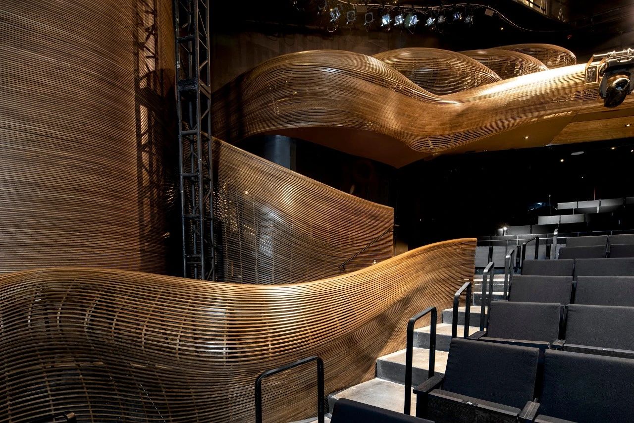 亚特兰大联盟剧院,蒸汽弯曲实木的艺术魅力-49