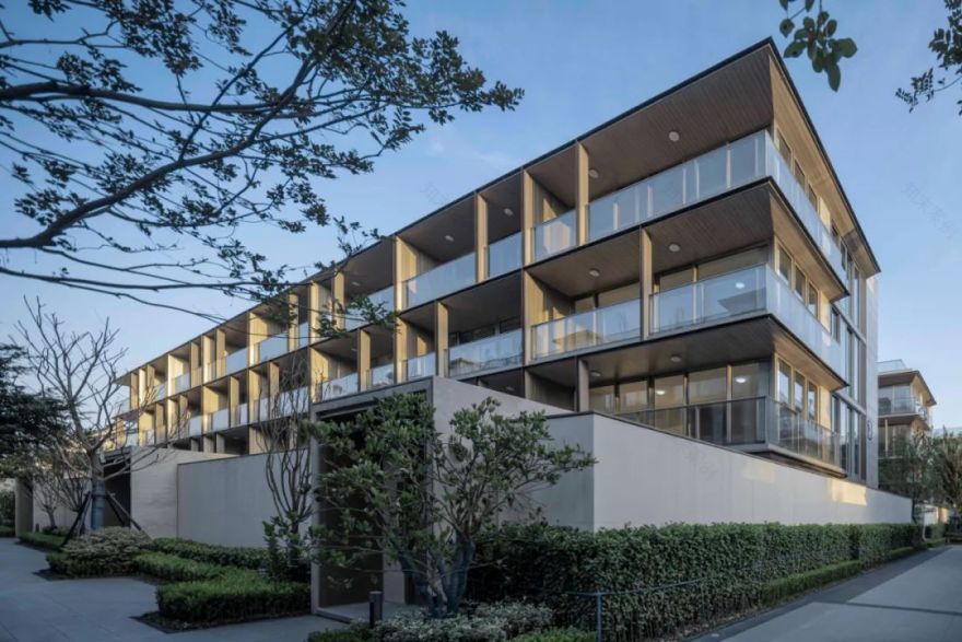 现代叠院建筑丨是然建筑摄影-41