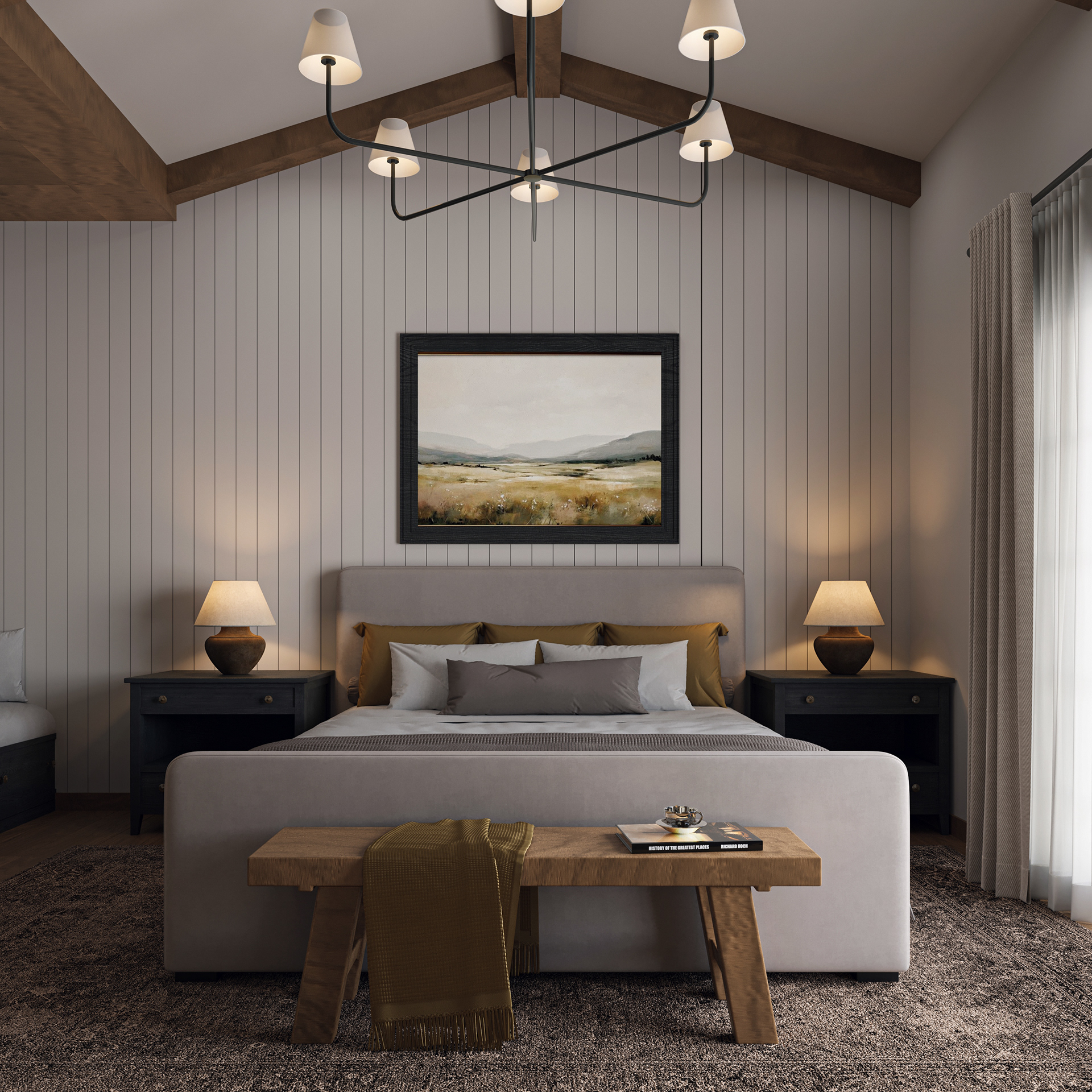 English Farm–Style Holiday Bedroom Design | UAE-10