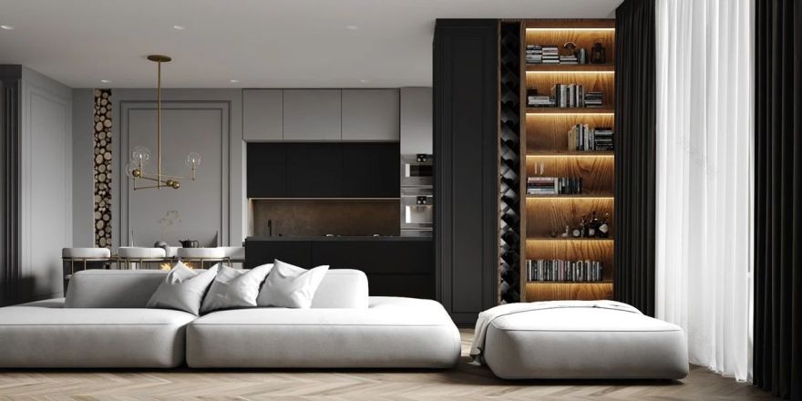 简约黑白家居设计-33