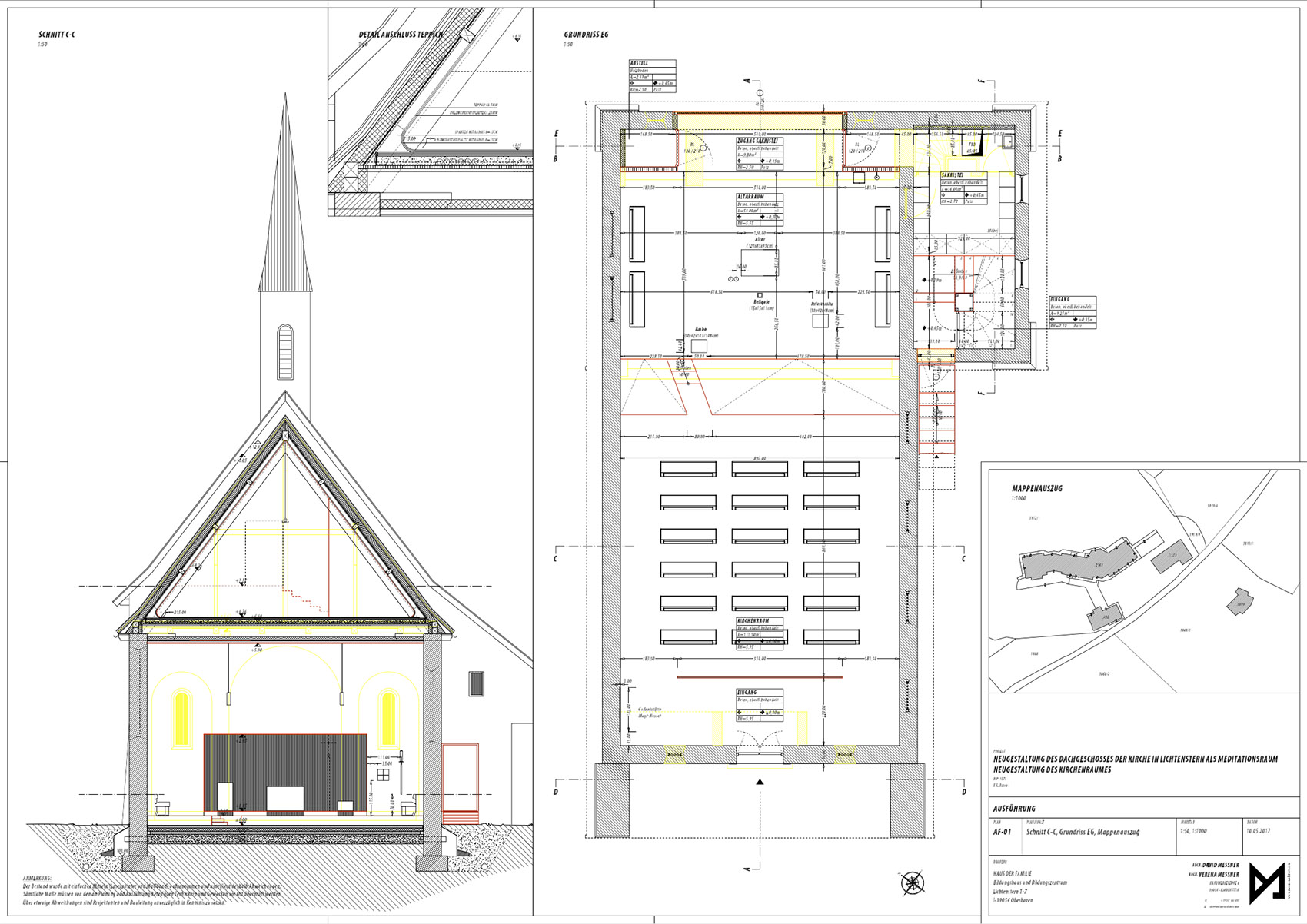 林中的圣约瑟夫教堂,意大利雷农 / Messner Architects-63