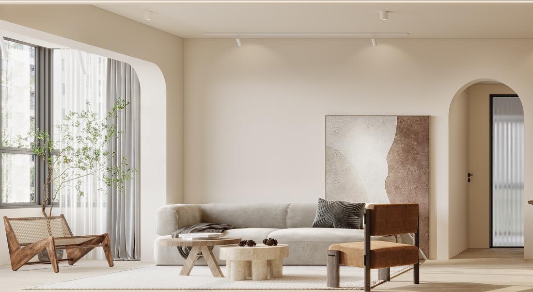 90后工程师和金融白领的简单通透二人居-1