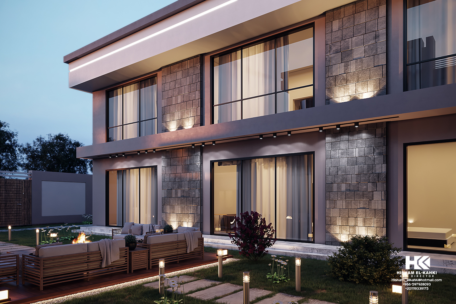 Modern Exterior Villa Design-8