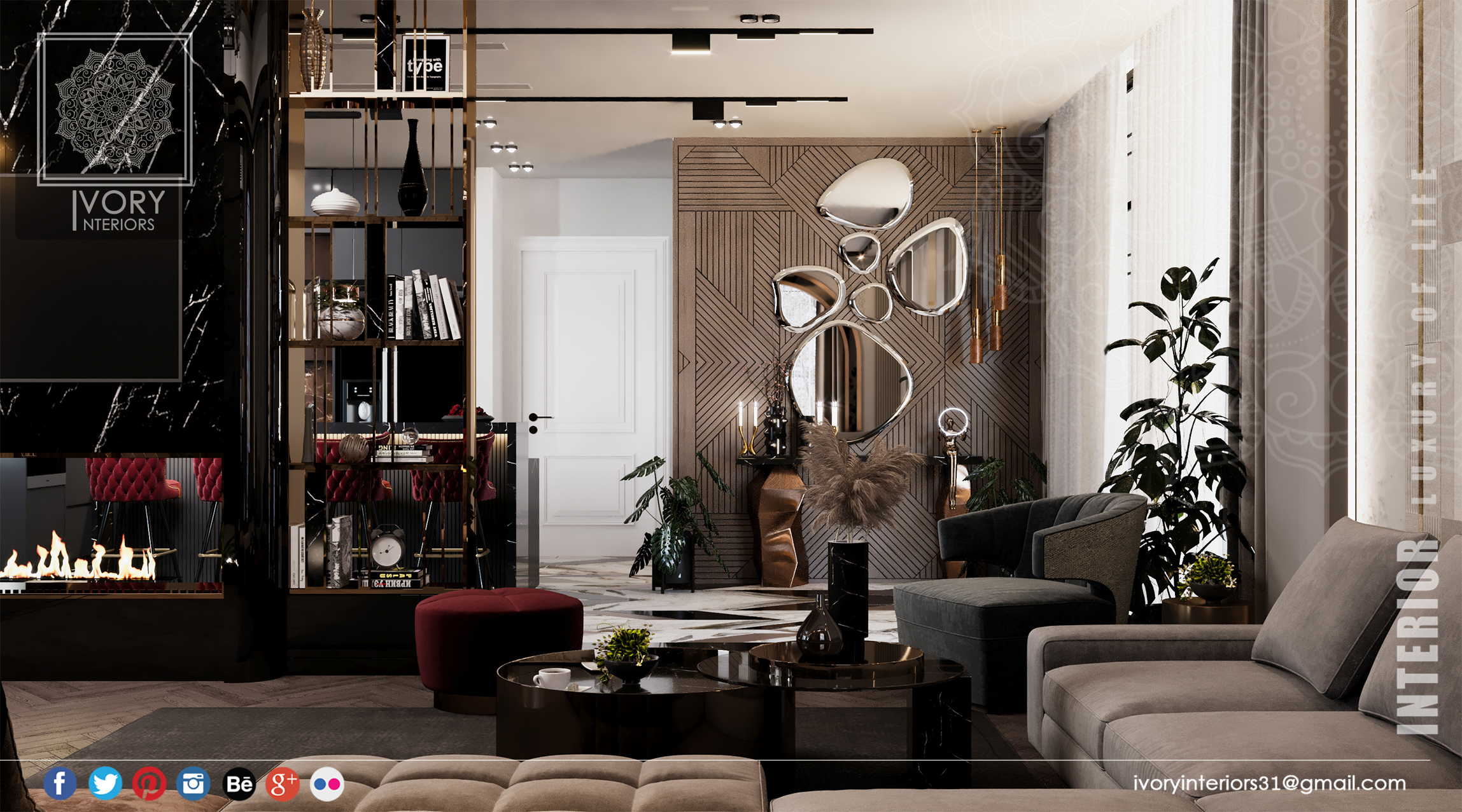 RECEPTION,VILLA 接待中心,别墅丨沙特阿拉伯丨NEHAL ABO ELNAGA-7