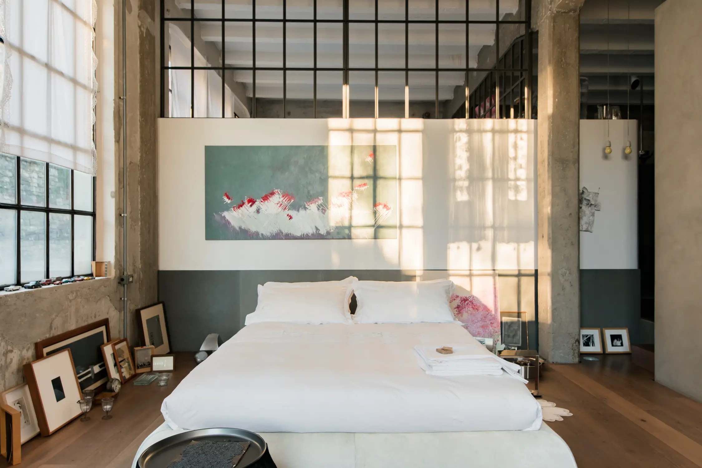 意式工业风 | 艺术家工作室般的 Loft 设计-8