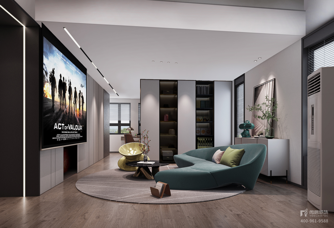 金色宝坻 480m²现代轻奢住宅设计丨中国宝坻丨上海尚层别墅装饰第一运营中心-36