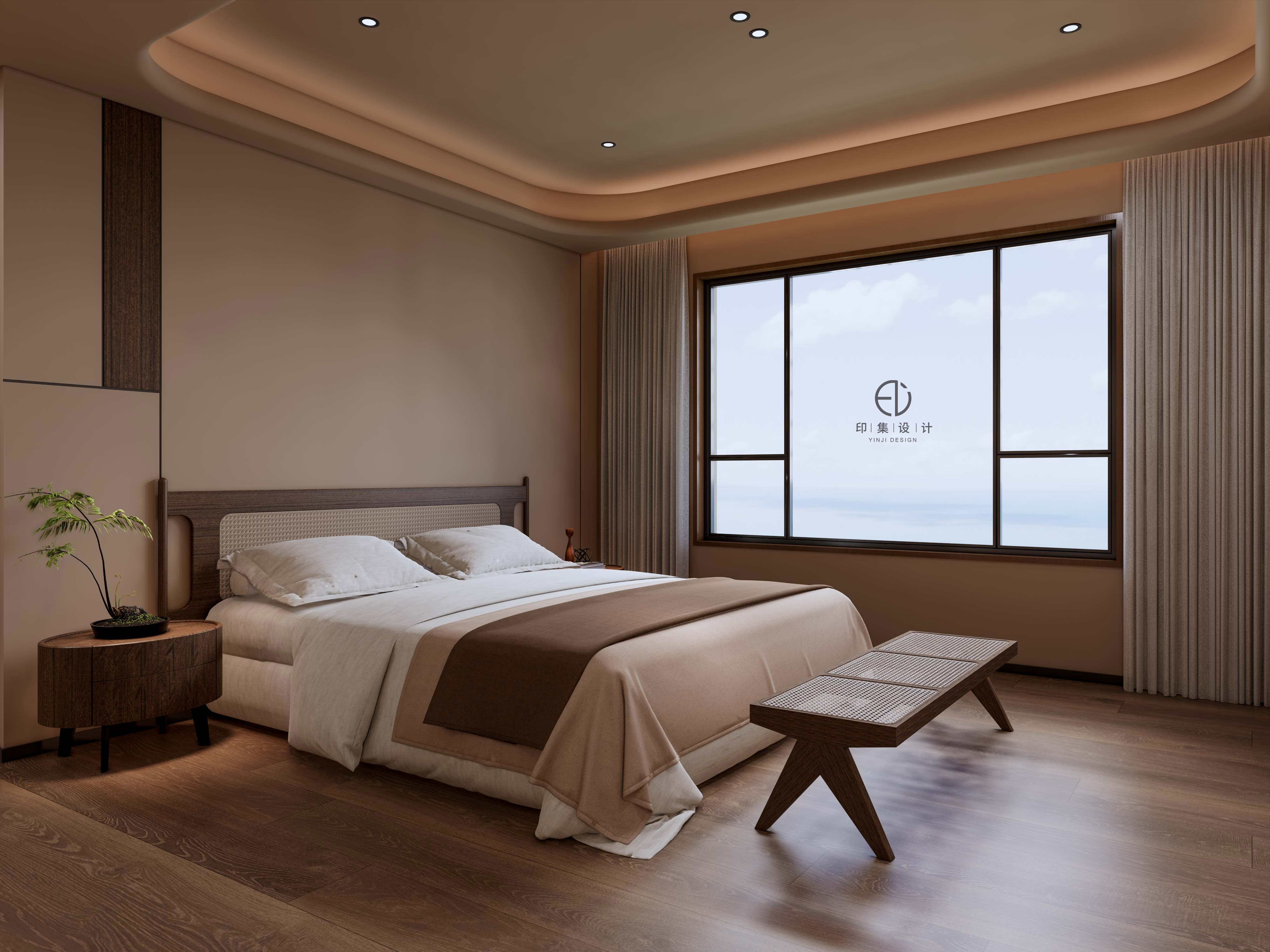 233㎡黑胡桃中古风，东方雅境，大美不言-24