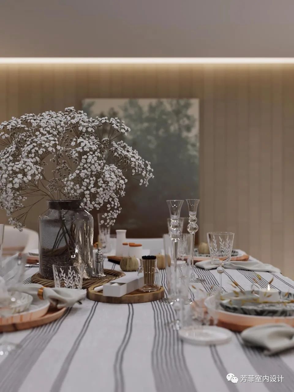 简约自然 · 绍兴美式风格排屋设计丨中国绍兴丨芳菲室内设计-5