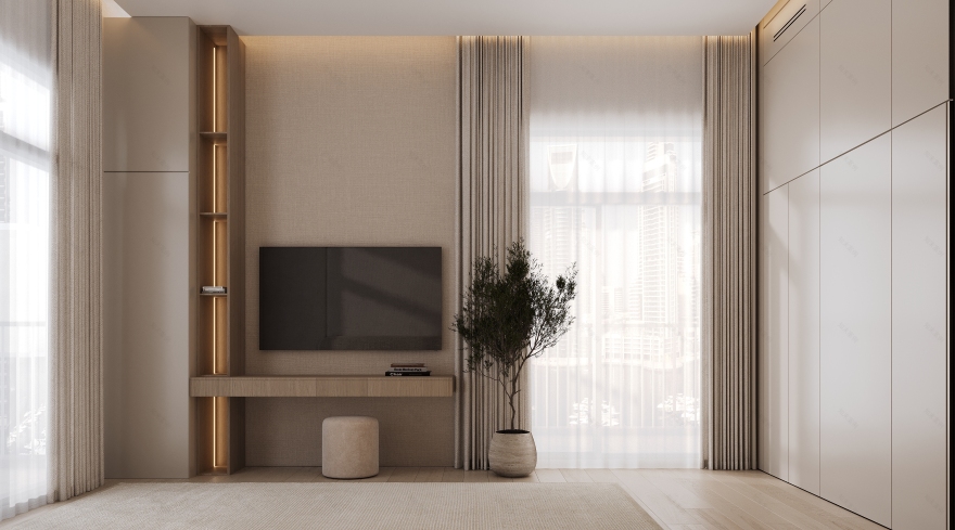 迪拜600平复式公寓可视化设计丨阿联酋迪拜-50