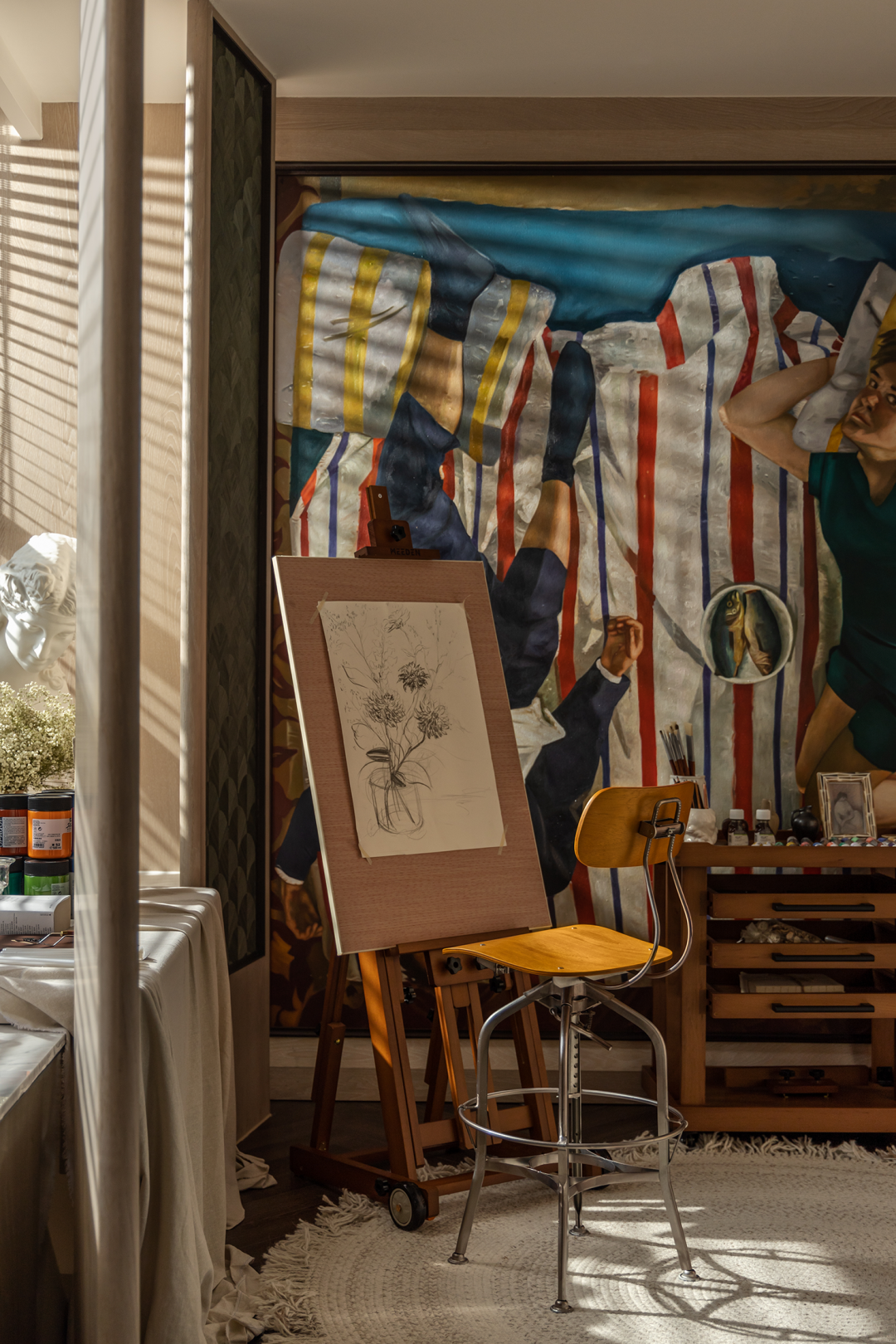 奥迅X新作｜流动艺术馆一826㎡顶层复式豪宅设计-78