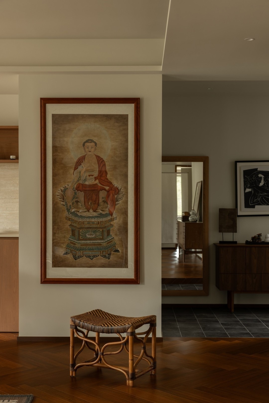 拾光悠然设计  移步异景的东方美学独居住宅设计-2