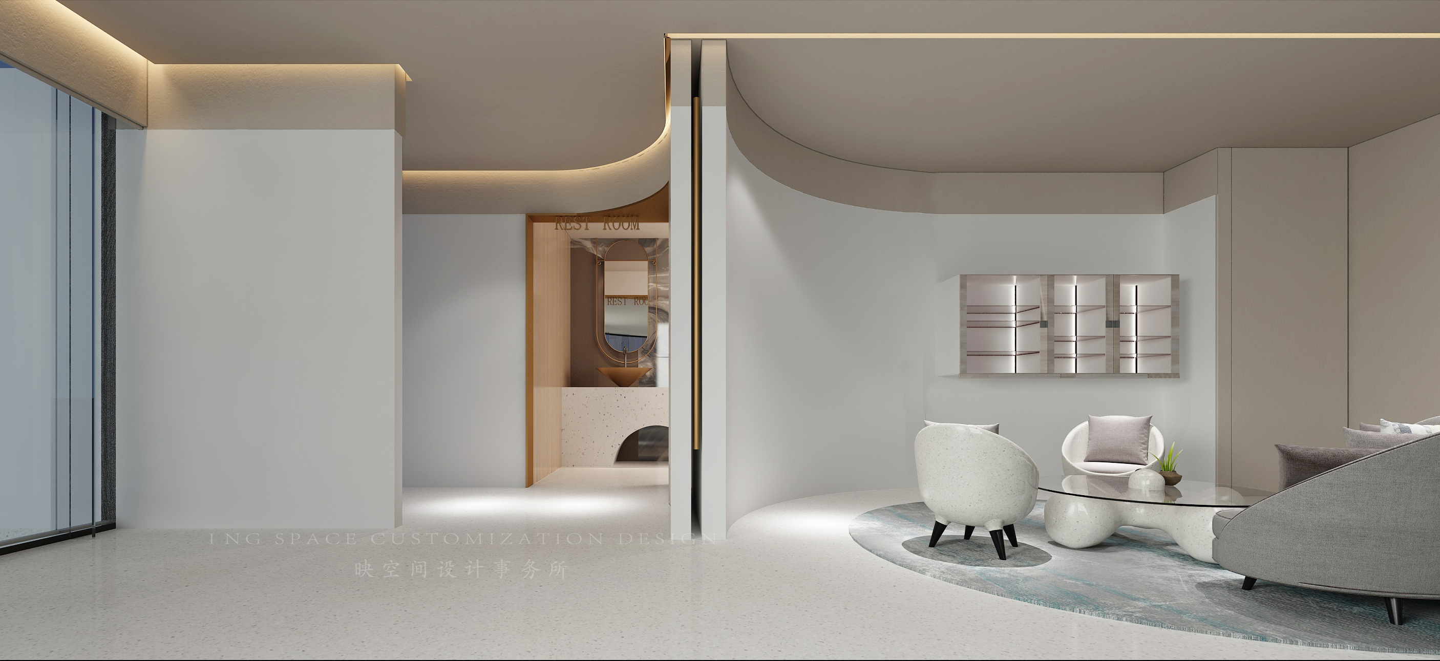 无锡檀悦·空间定制机构的静谧商业设计-14