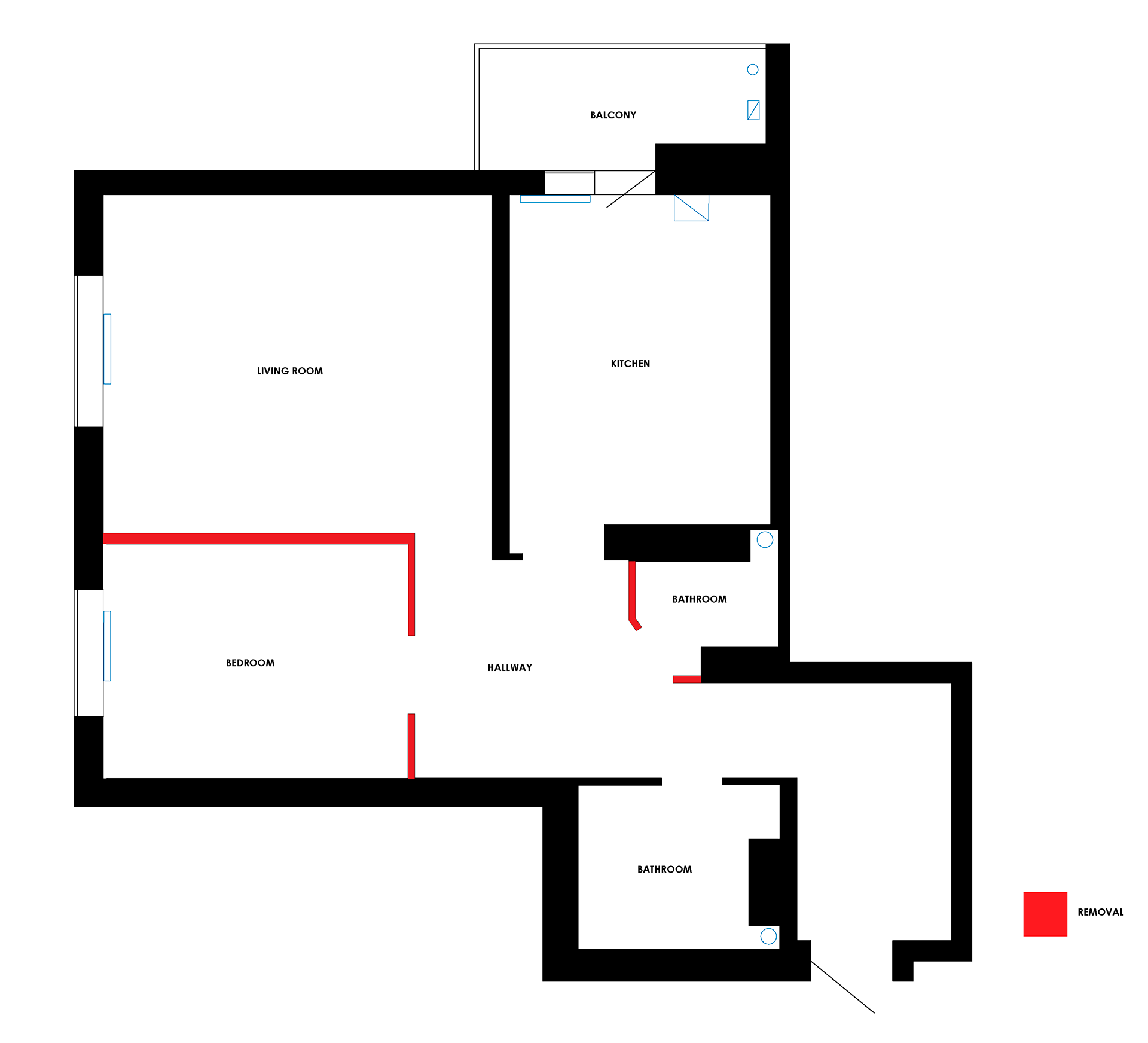 59 平米公寓室内设计丨俄罗斯顿河畔罗斯托夫-7