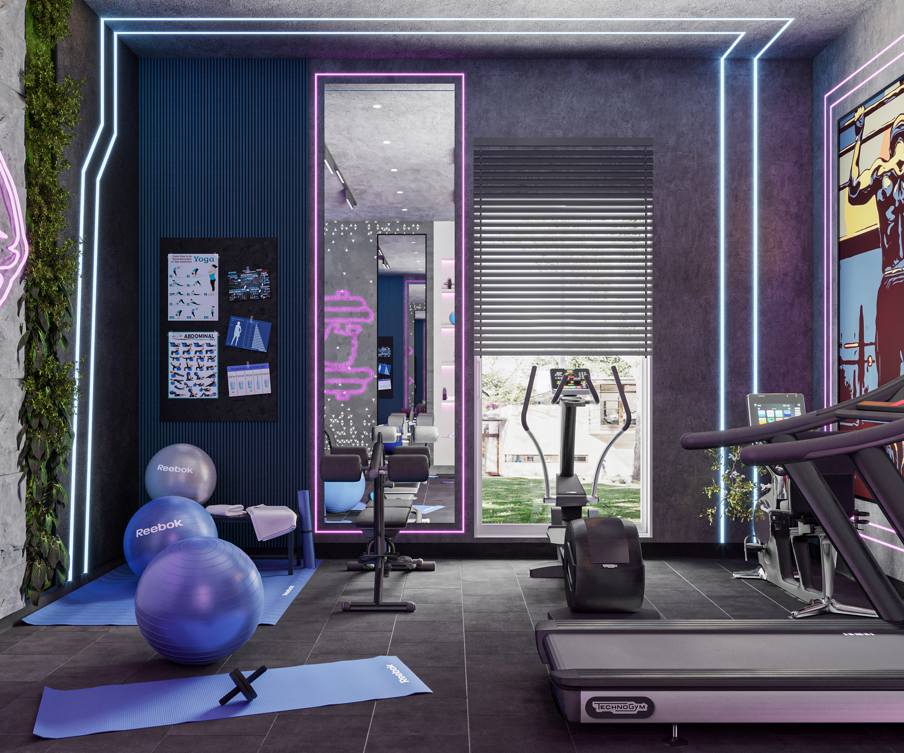 Home Gym ( for Noura designs office)-2