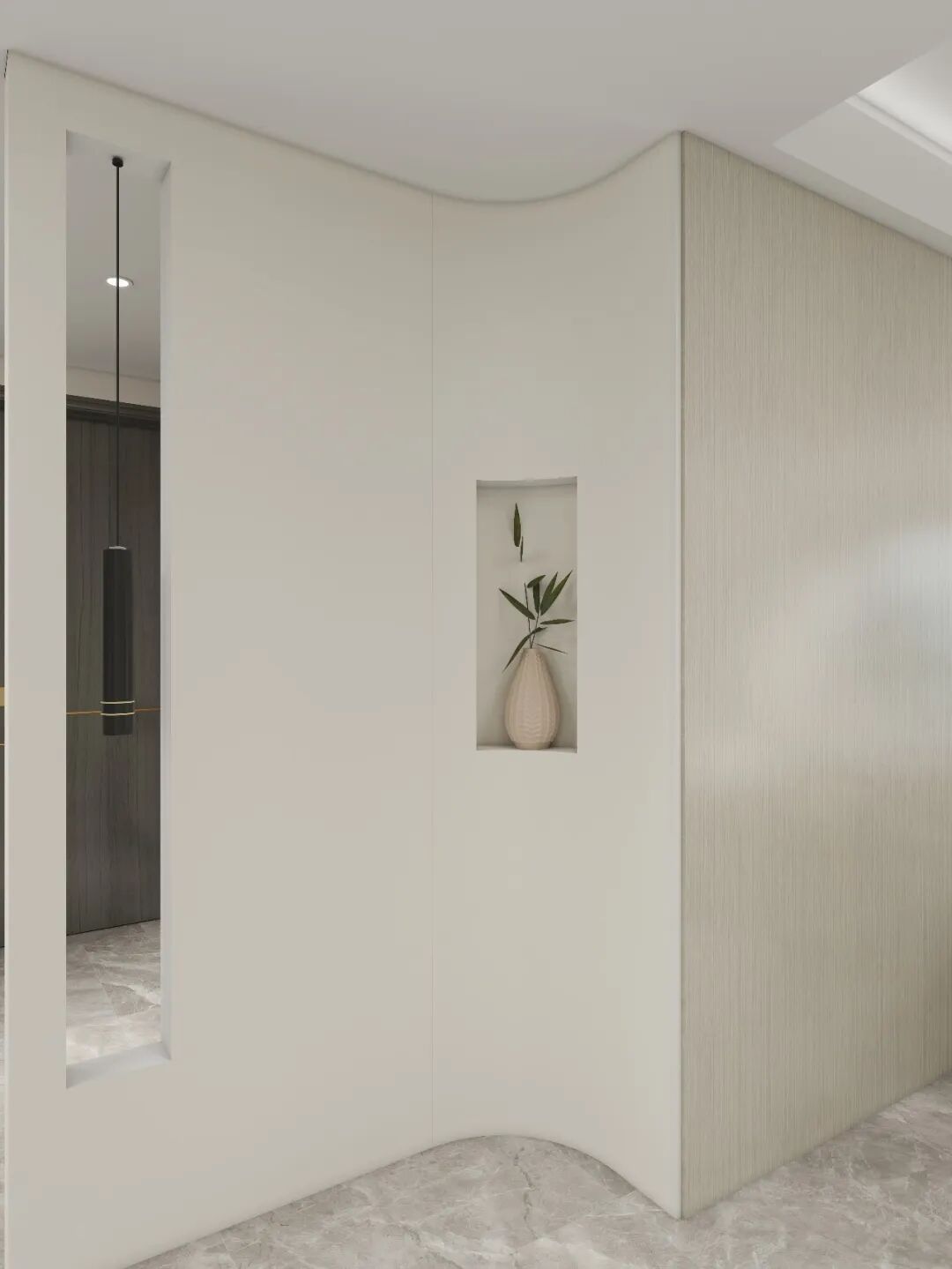 150平三居室现代简约北漂一家晒装修效果图大家都说阳台门洞绝美-16