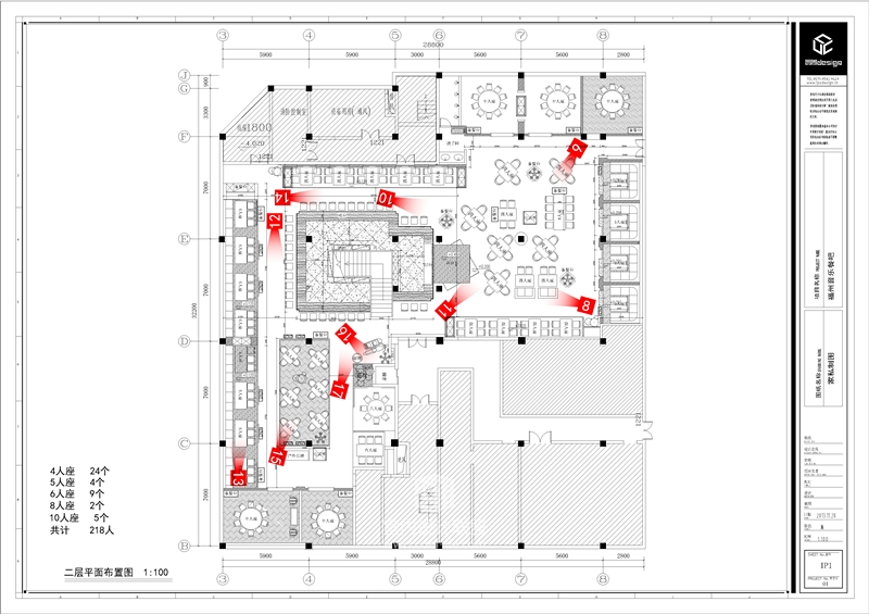 主题餐厅设计-福州揽季月光音乐餐吧主题餐厅设计-24