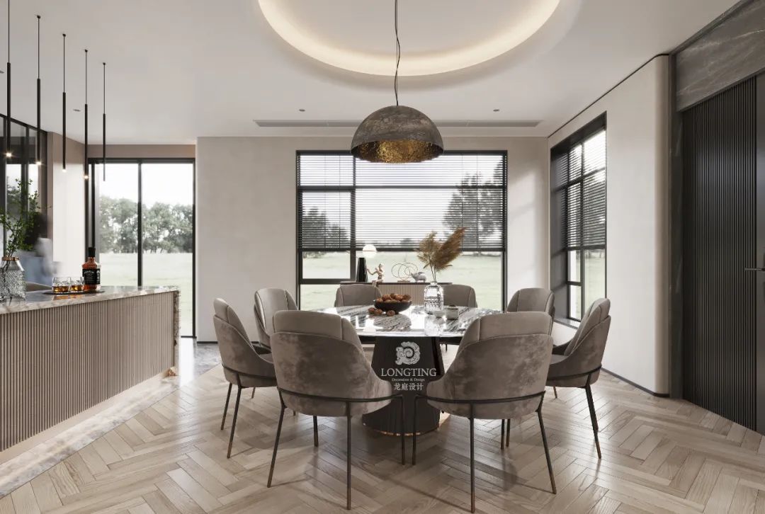 碧桂园·滨湖城现代简约风家居空间丨李海涛,詹金英-46