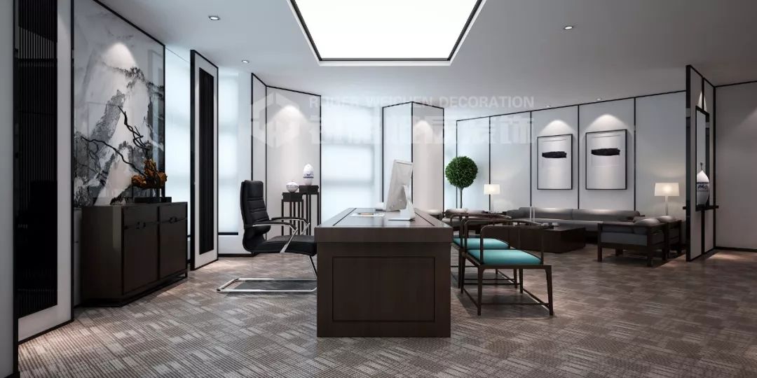 现代新中式，华清宫文化创意公司的优雅办公空间-45