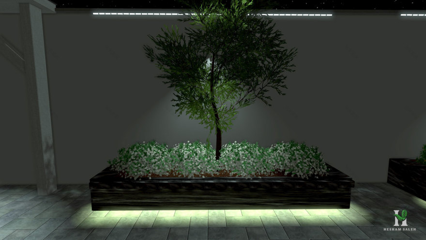 中型别墅(景观)丨Hesham Saleh-76