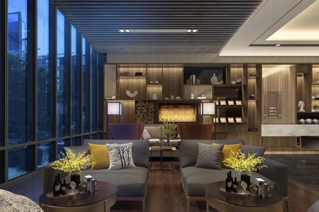 照明设计传递企业温度 | 讯美会所灯光设计-6