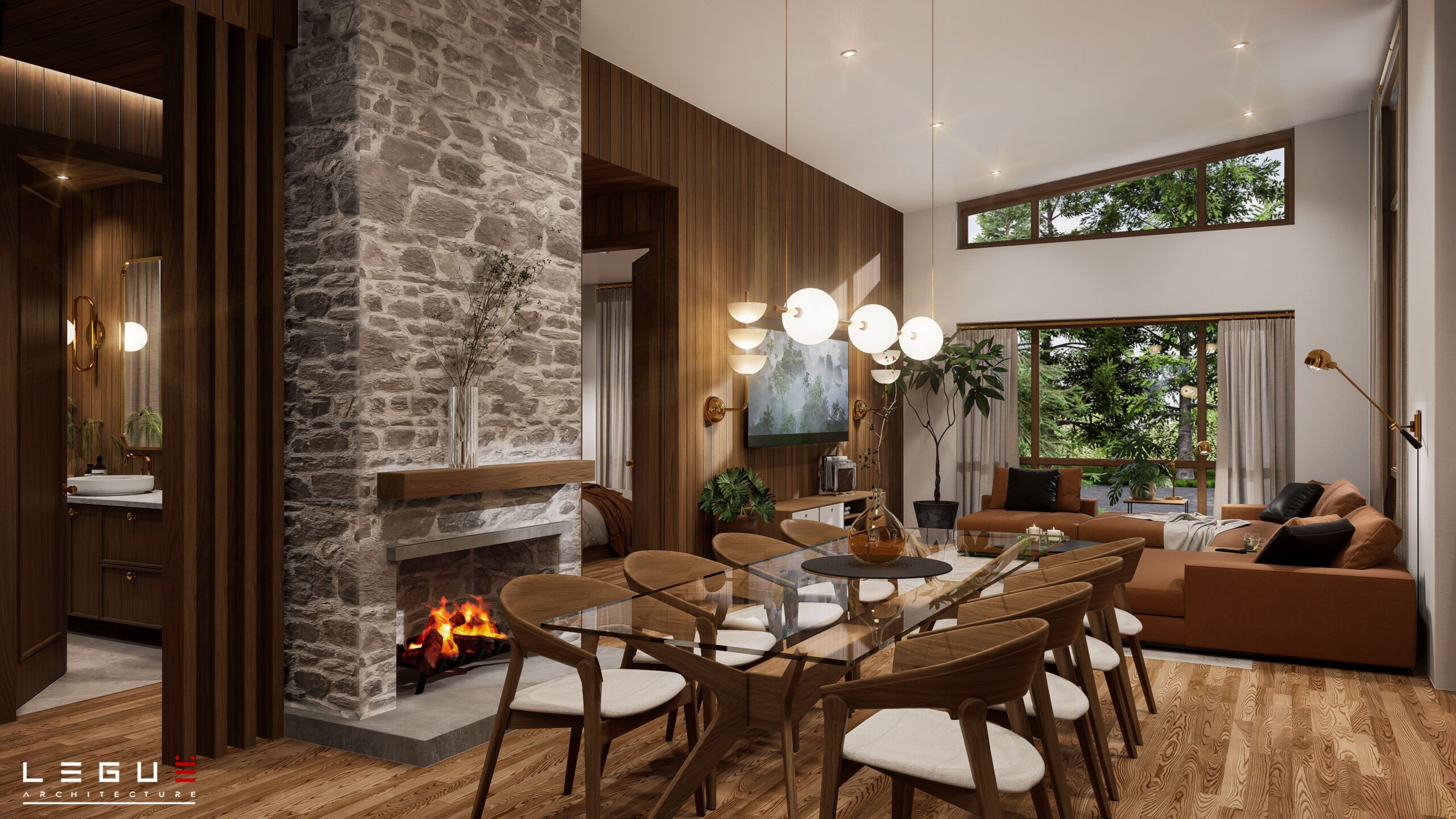 户型图 Ë·241 

注：Plan de maison常见意思是房屋平面图；户型图 ，这里Ë·241不太明确具体所指，按原文保留呈现 丨LEGUË architecture-41