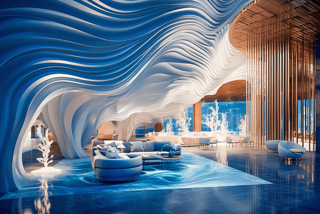 新加坡“波浪之美”未来几何空间丨梅罗里亚建筑师-11