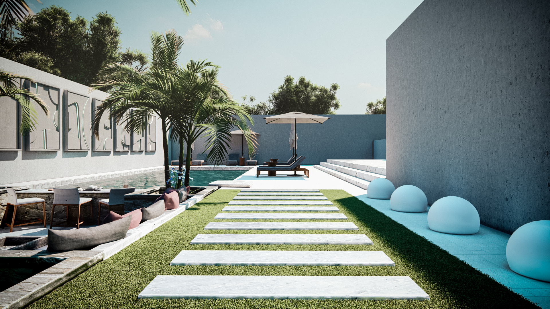 别墅后院设计-16