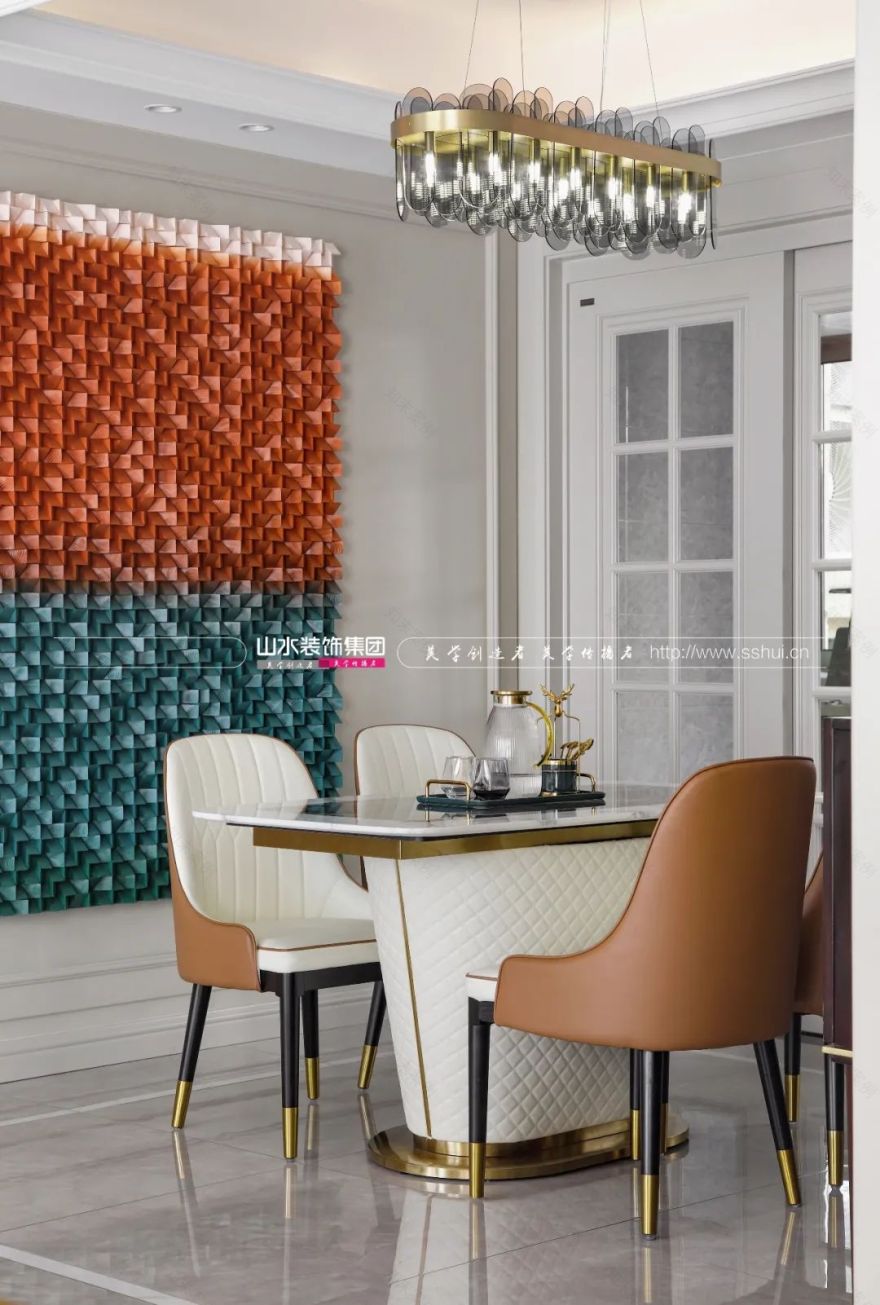 300 平复式住宅的橙蓝碰撞-23