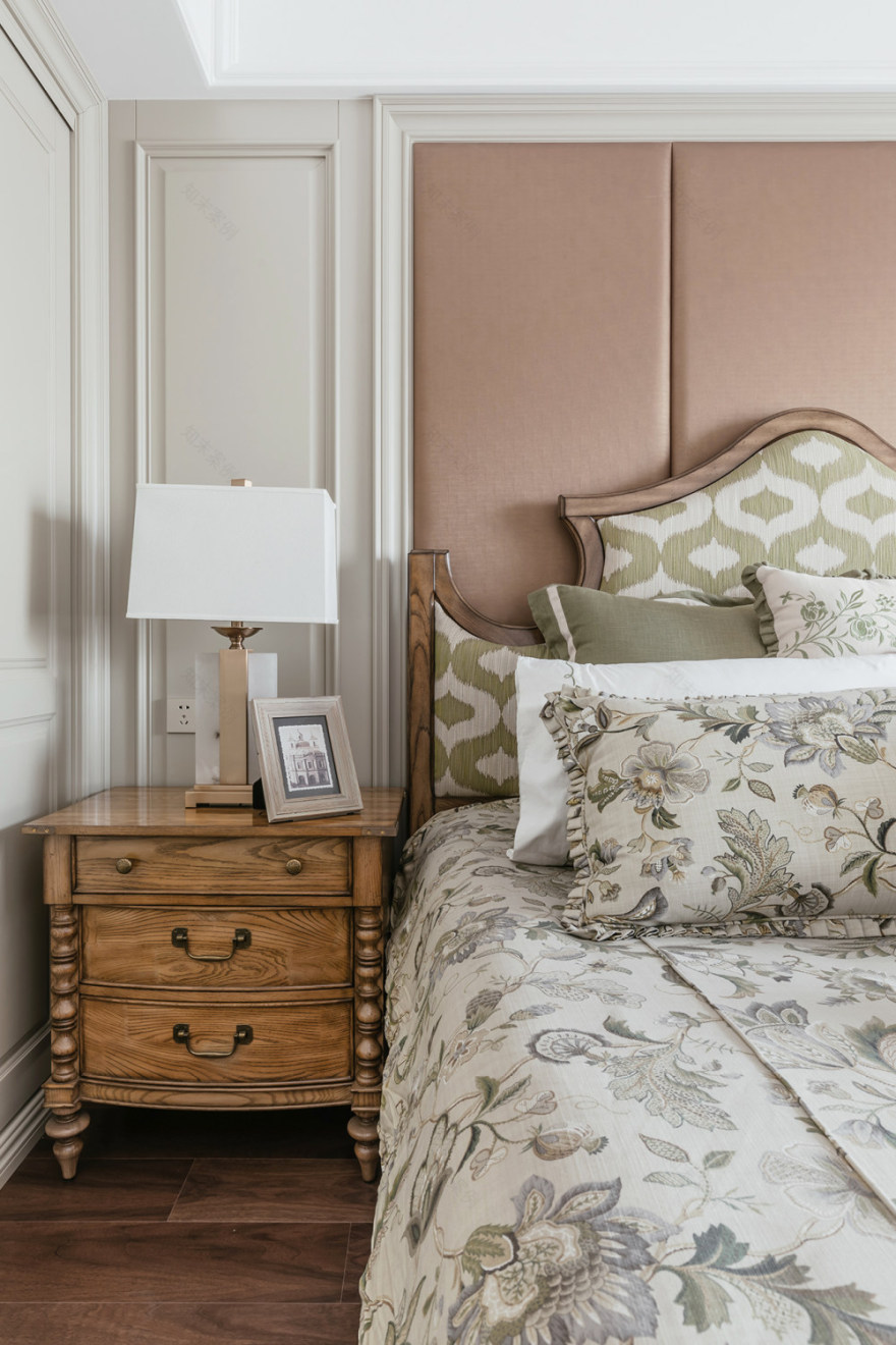 合肥蓝调别墅,美式简美风格的温馨三世同堂之家-48