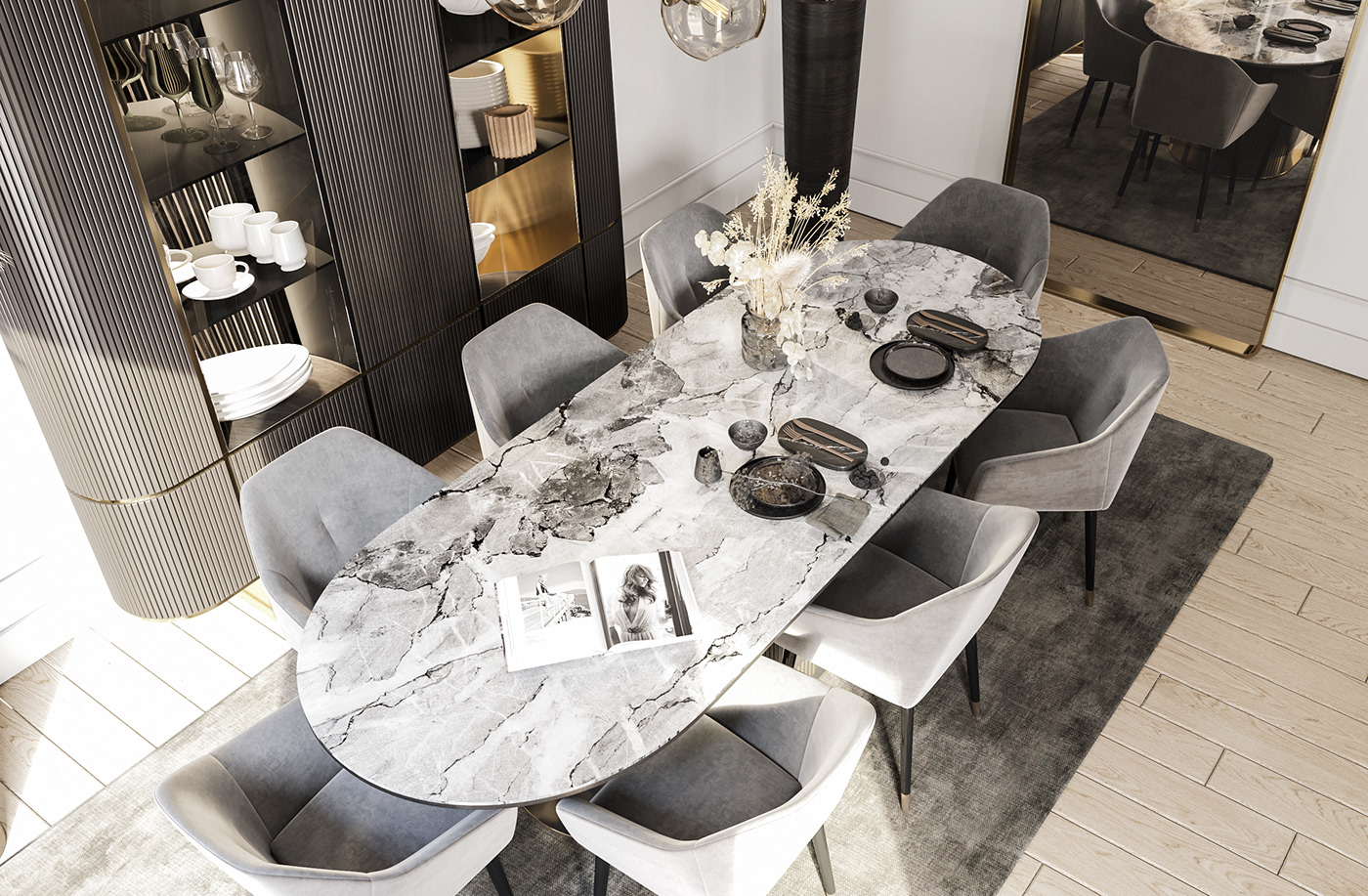 Anastasiya Gushchina丨平层丨Show Apartment Interior Design l Hatay, Turkey-5