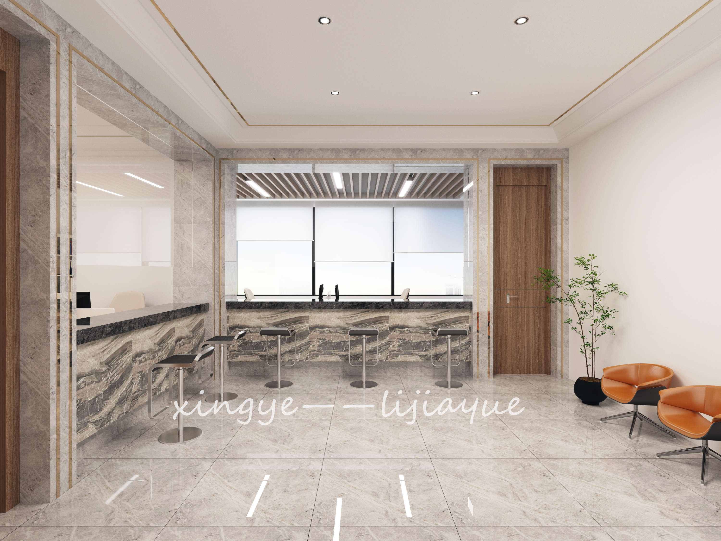 办公楼室内设计-7