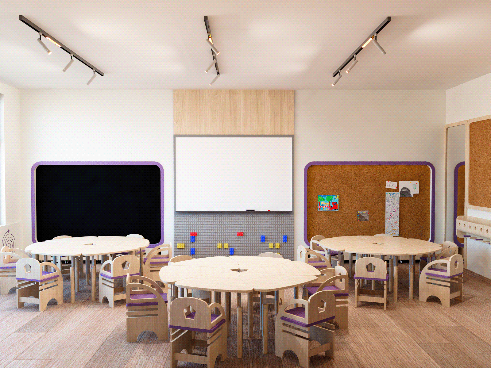 SUPER BABIES GYM室内设计项目-33