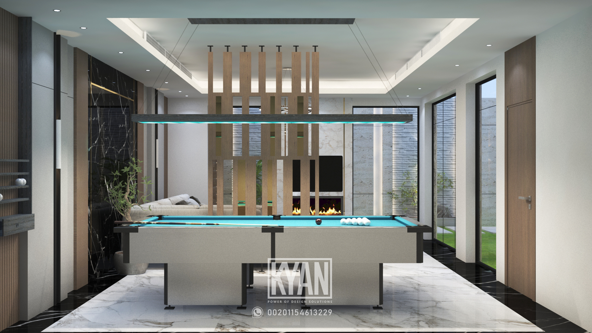 屋顶 majlis 和花园-6