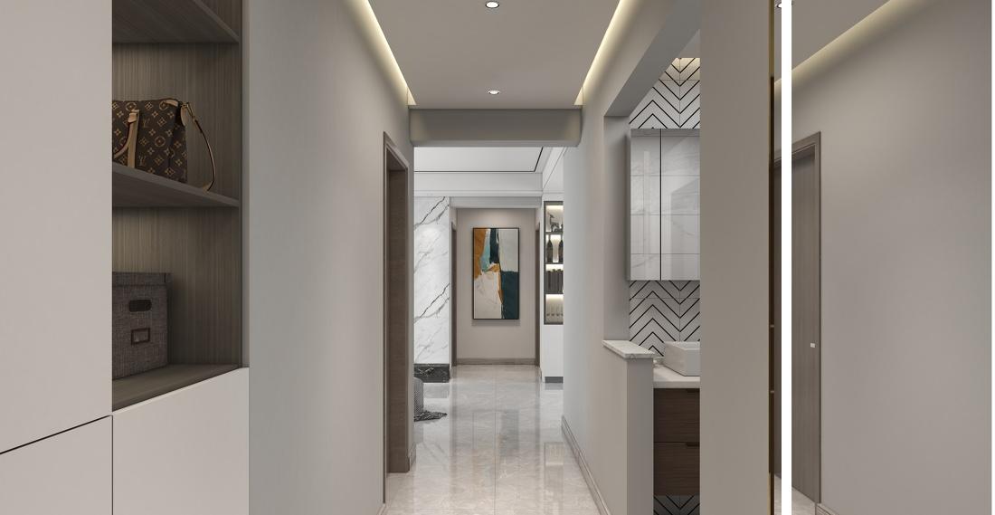 现代简约三居室设计-15