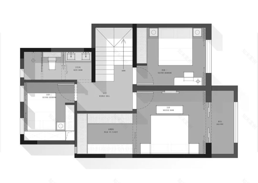 科为城墅美式别墅设计丨青马别墅空间设计-41