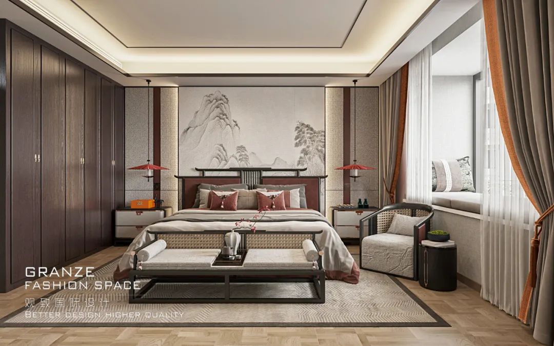 水沐明悦府新中式设计丨中国淮安丨观致国际设计-45