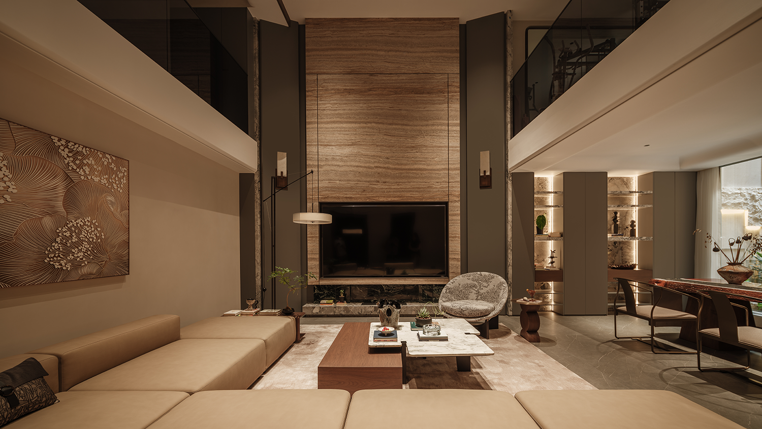 杭州 600㎡ 光之合院,家的对话诗丨中国杭州丨袁杰设计事务所-38