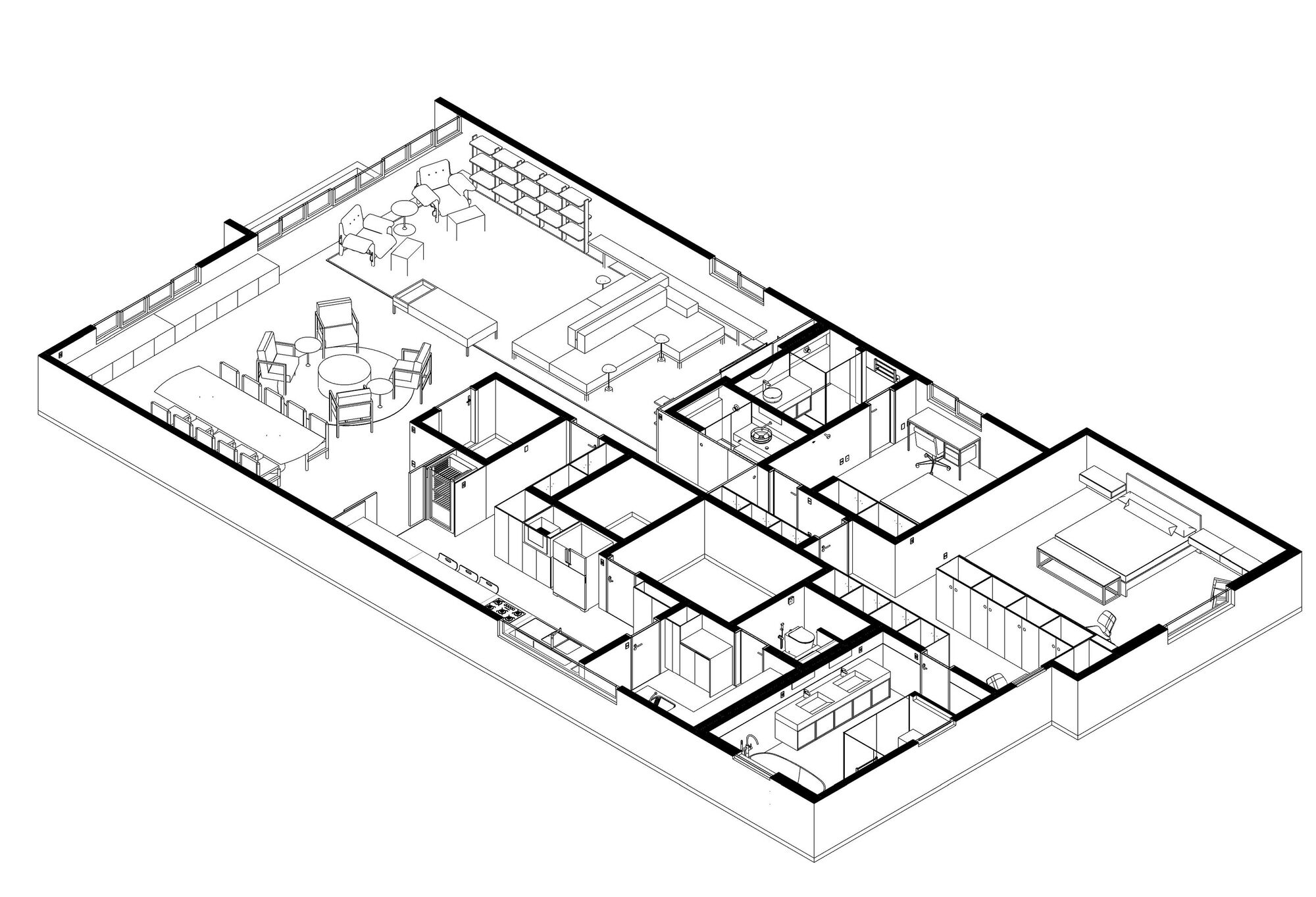 Higienópolis Apartment 公寓改造项目丨巴西圣保罗丨BLOCO Arquitetos-41